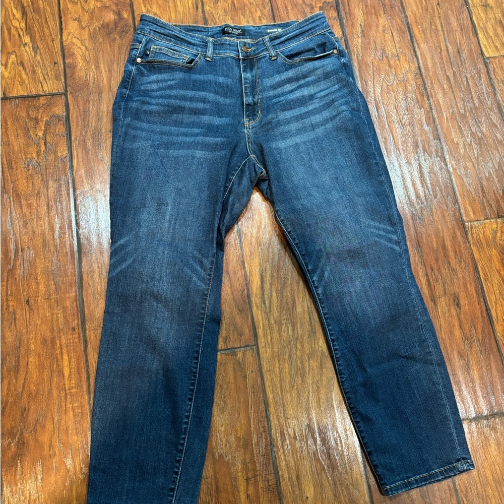 Judy Blue Indigo Stretchy Slim Straight Women's Jeans